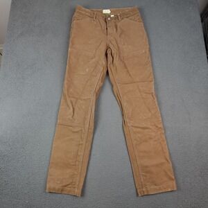 Taylor Stitch Good Acre Pants Mens 32 Brown Canvas Workwear Chino Outdoor Rugged